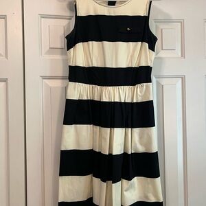Women’s The Limited Black and Cream A-Line Mini Dress